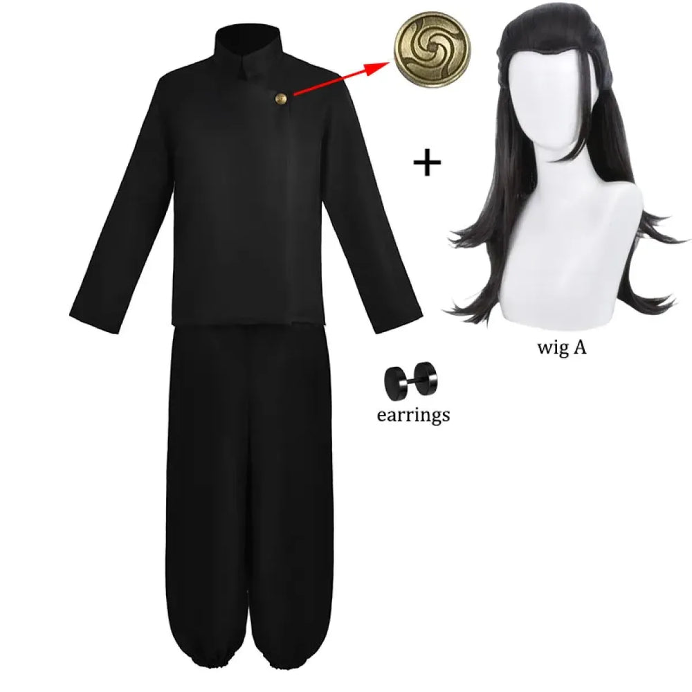 Geto Suguru Jujutsu Kaisen Cosplay Set with Wig & Earrings - Best Sellers - Cosplay - 1
