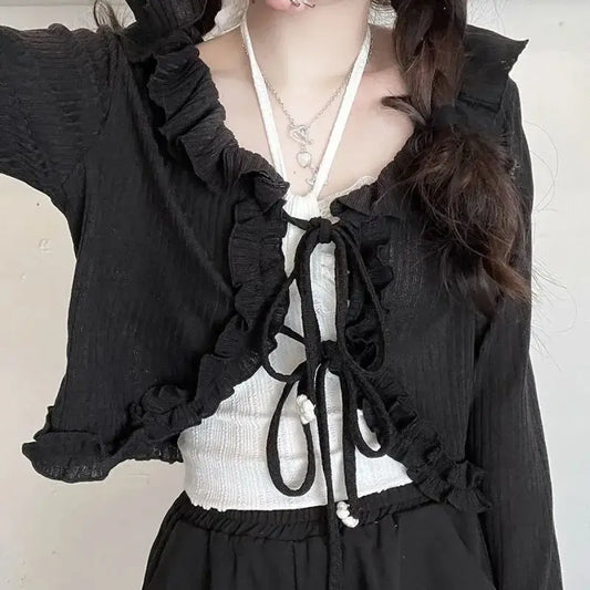 Ruffle Candy Bow Lolita Tank Top - Best Sellers - Tank Top / Cami - 6