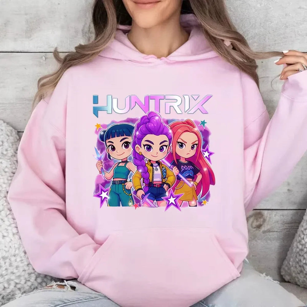 Kawaii Huntrix Girl Power Hoodie - Best Sellers - Hoodie - 1