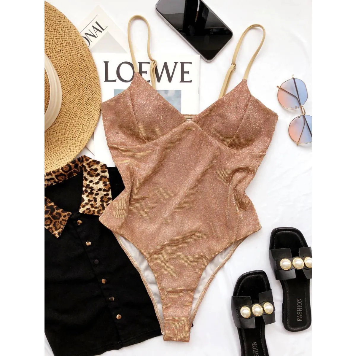 Glitter One-piece Swimsuits - Best Sellers - 23
