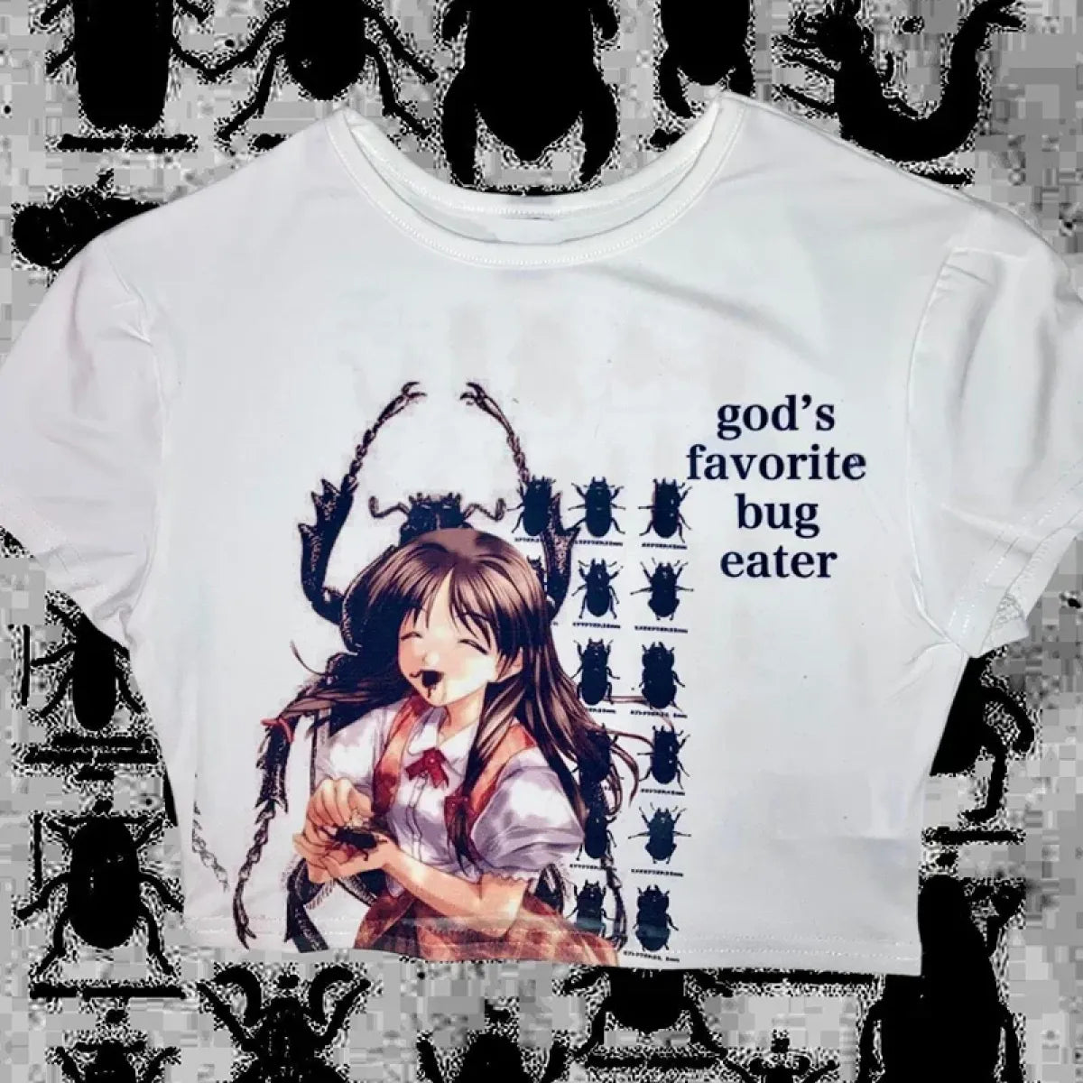 ’God’s Favorite Bug Eater’ Short Sleeve - Best Sellers - Short - Round - T-Shirt - 1