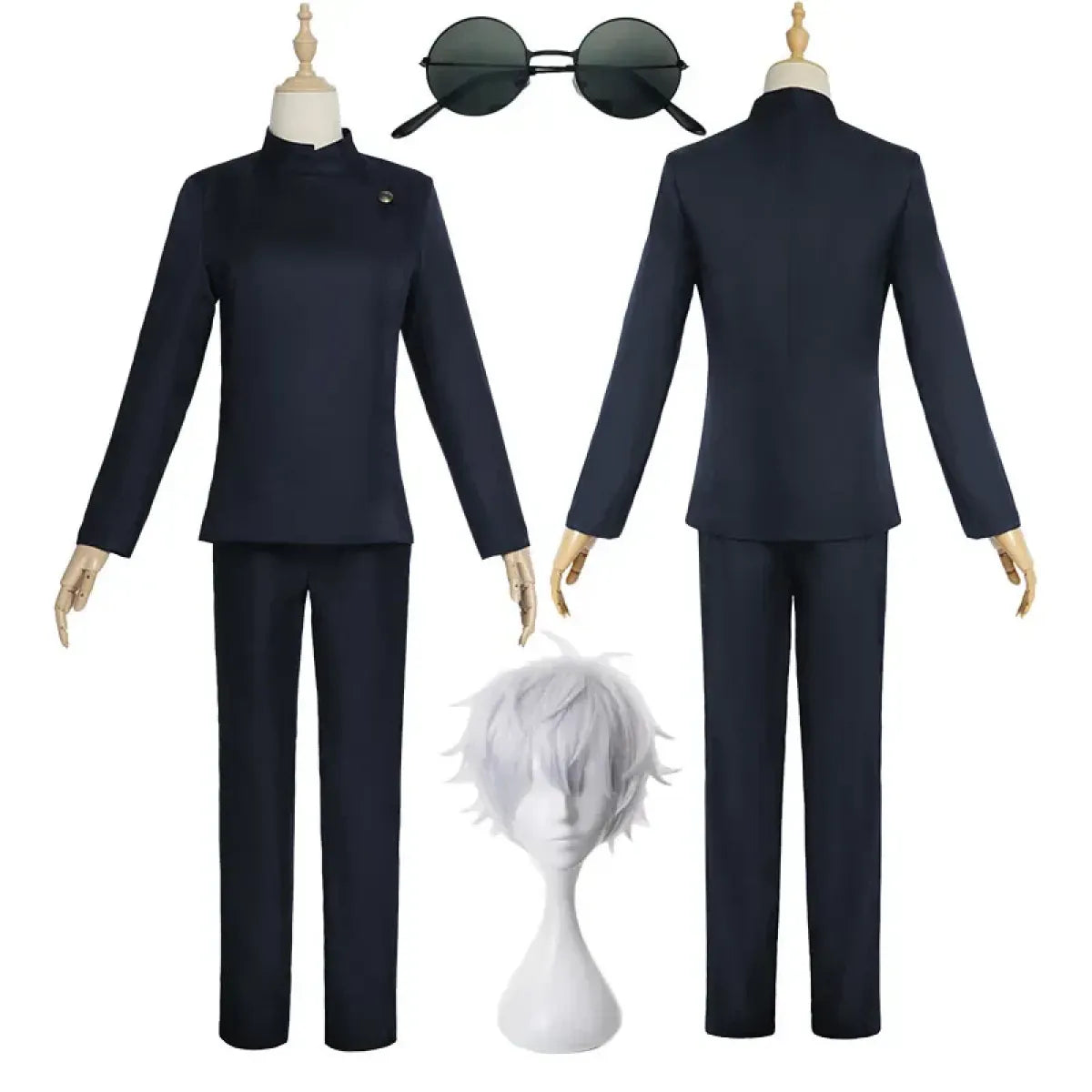 Gojo Satoru High School Cosplay Outfit Set - Anime - Cosplay - 4