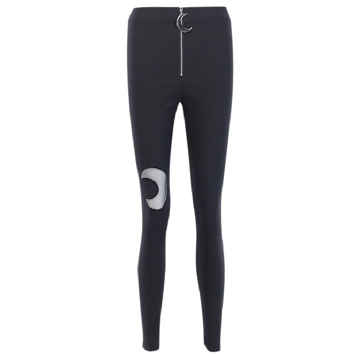 Gothic Crescent Moon Cutout Pants - Best Sellers - 18