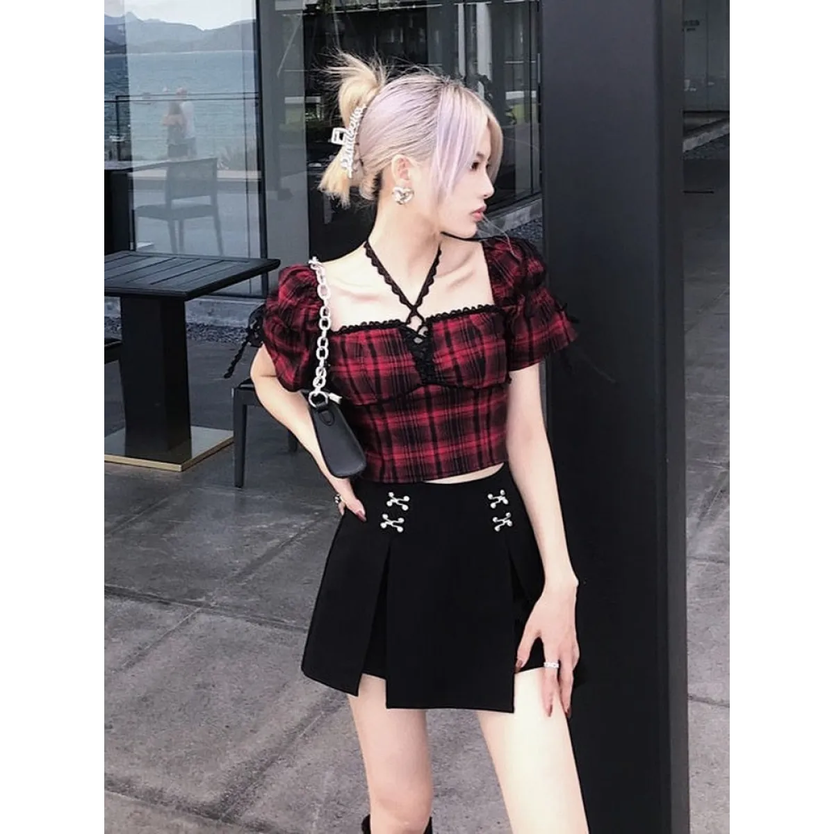 Gothic Harajuku Crop T-shirts - Best Sellers - 1