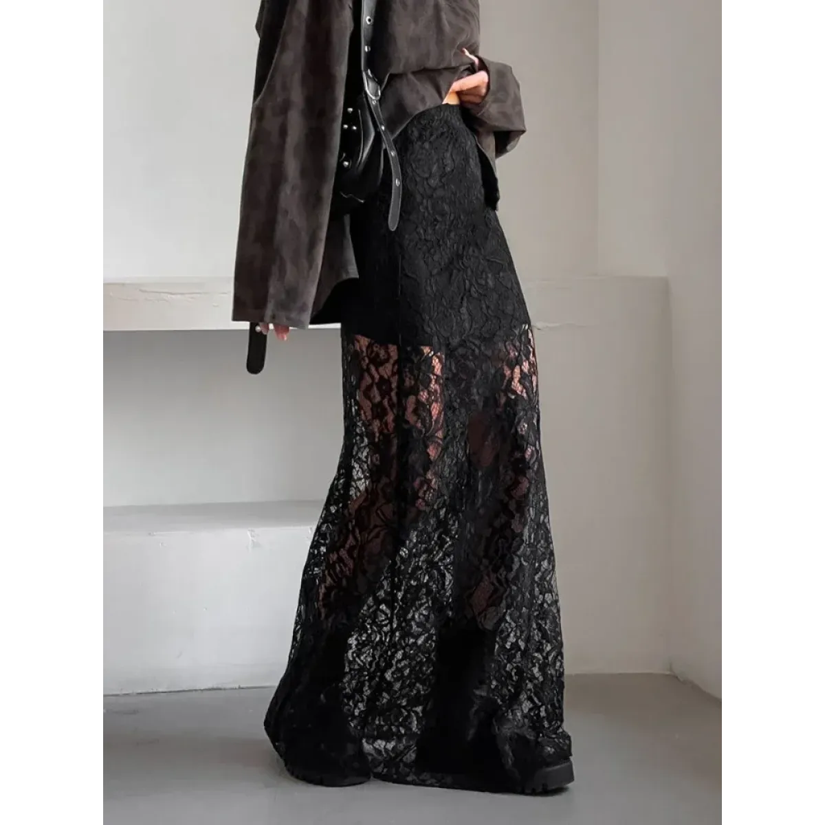 Gothic Lace Maxi Skirt - Best Sellers - Skirts - 1