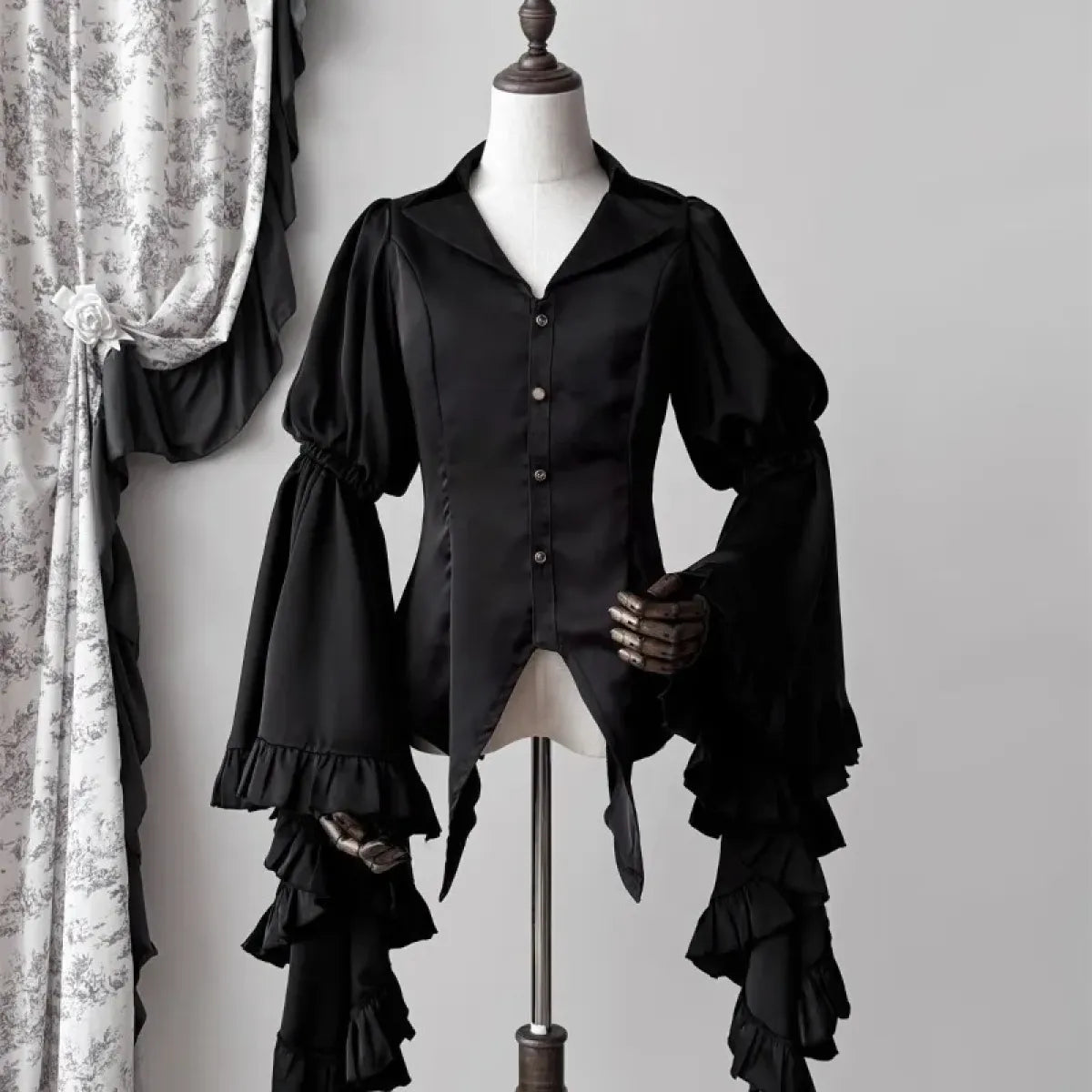 Gothic Lolita Flare Sleeve Victorian Blouse - Best Sellers - Blouse - 1