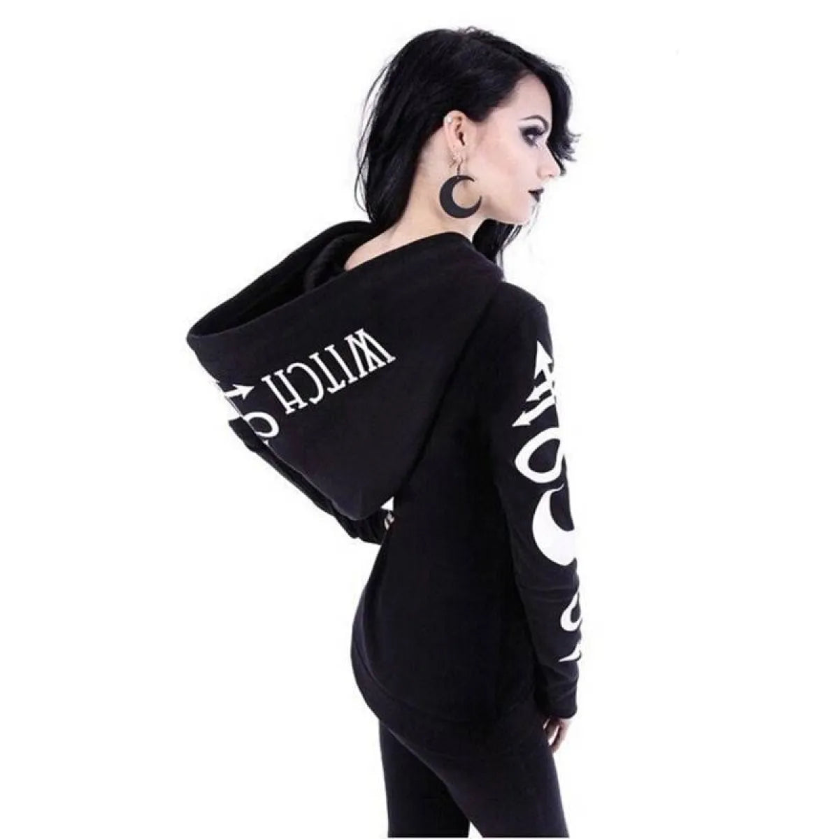 Women’s Gothic Zipper Hoodie - Best Sellers - 1