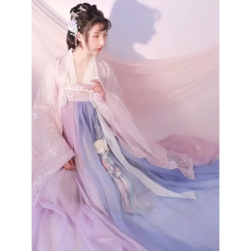 Hanfu Skirt Set - Complete with Embroidery Details - Best Sellers - 1