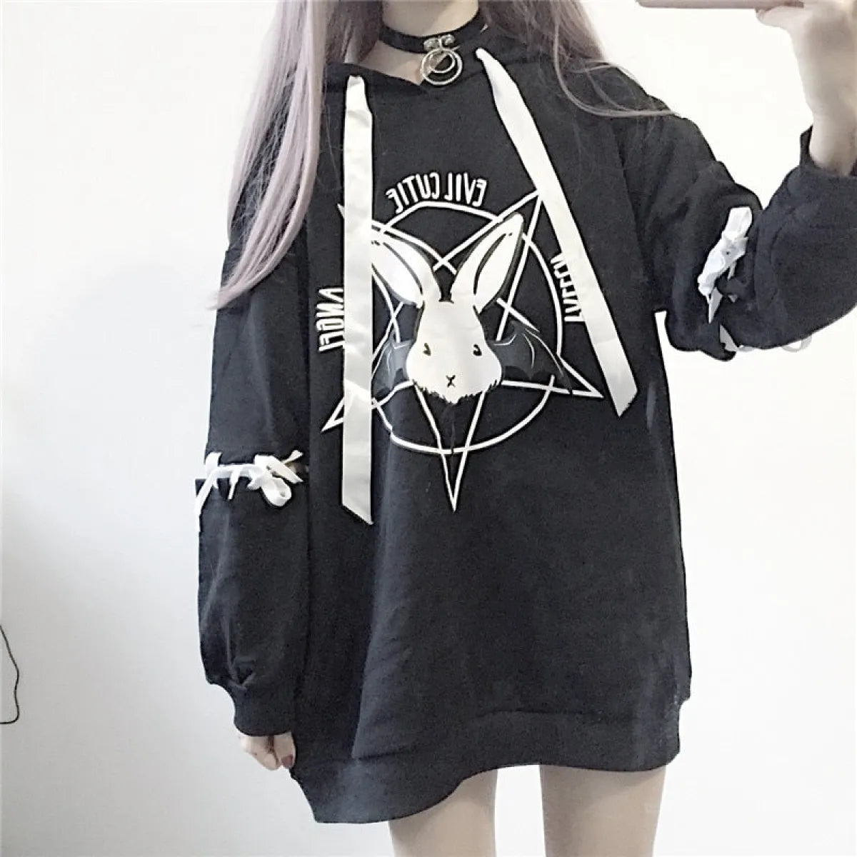 Harajuku Bunny Hoodie - Anime - 1