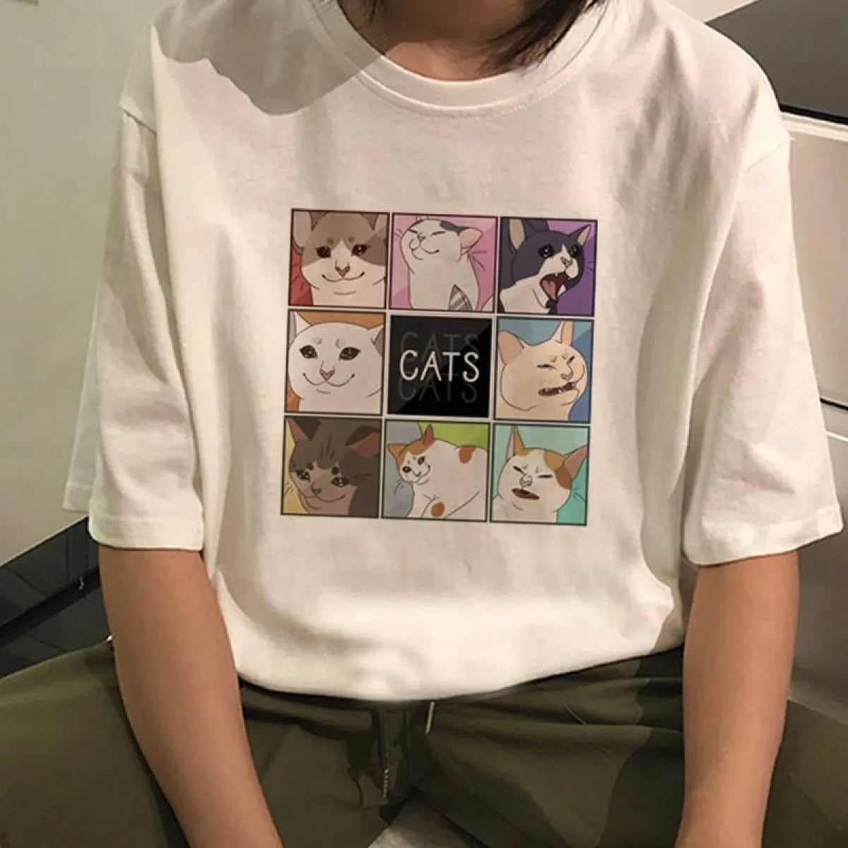 Harajuku Cat Shirt - Best Sellers - 1