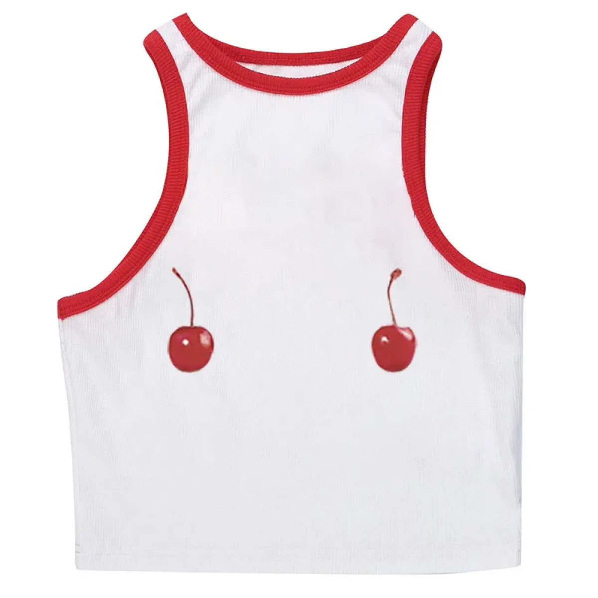 Harajuku Cherry Tee - Sleeveless Streetwear Crop - Best Sellers - 3