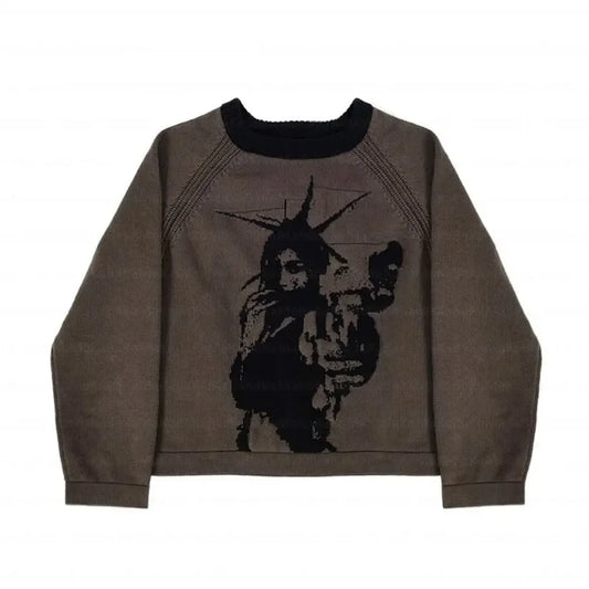 Harajuku Fashion Knitwear - Loose Autumn/Winter Sweaters - Best Sellers - 5
