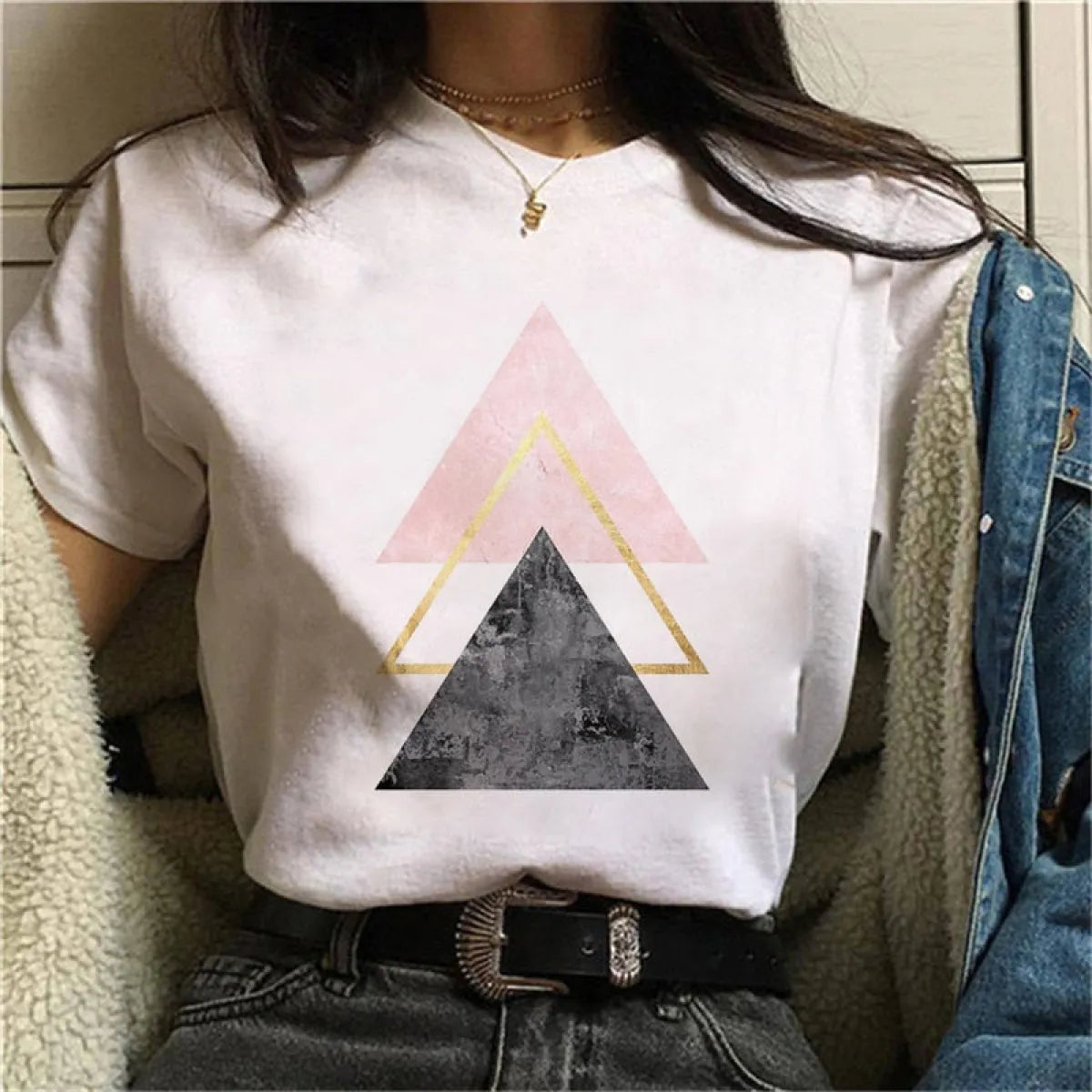 Harajuku Geometry T-shirts - Best Sellers - 1