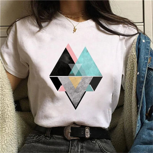 Harajuku Geometry T-shirts - Best Sellers - 23