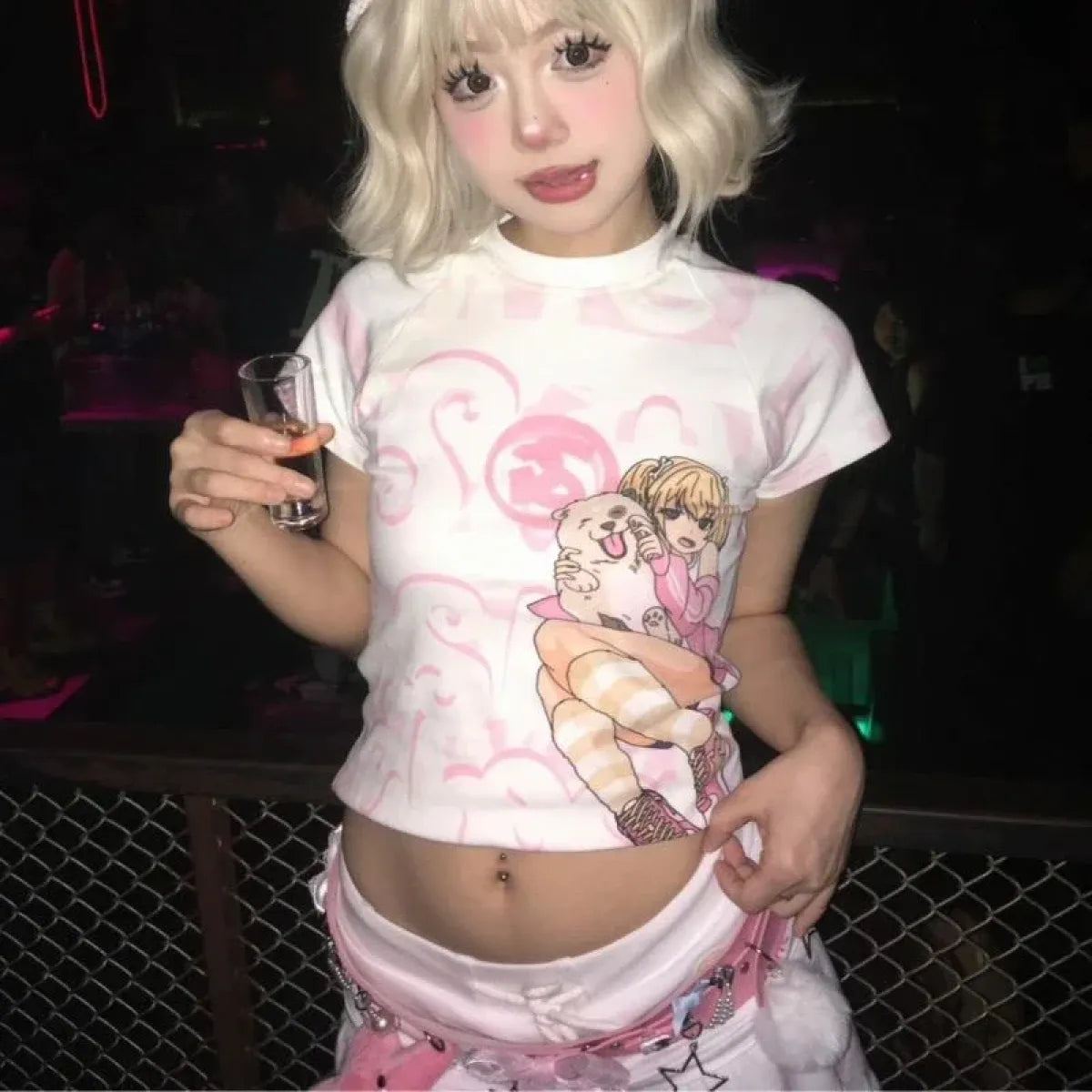 Harajuku Kawaii Graphic Crop T-Shirt - Best Sellers - T-Shirts - 1