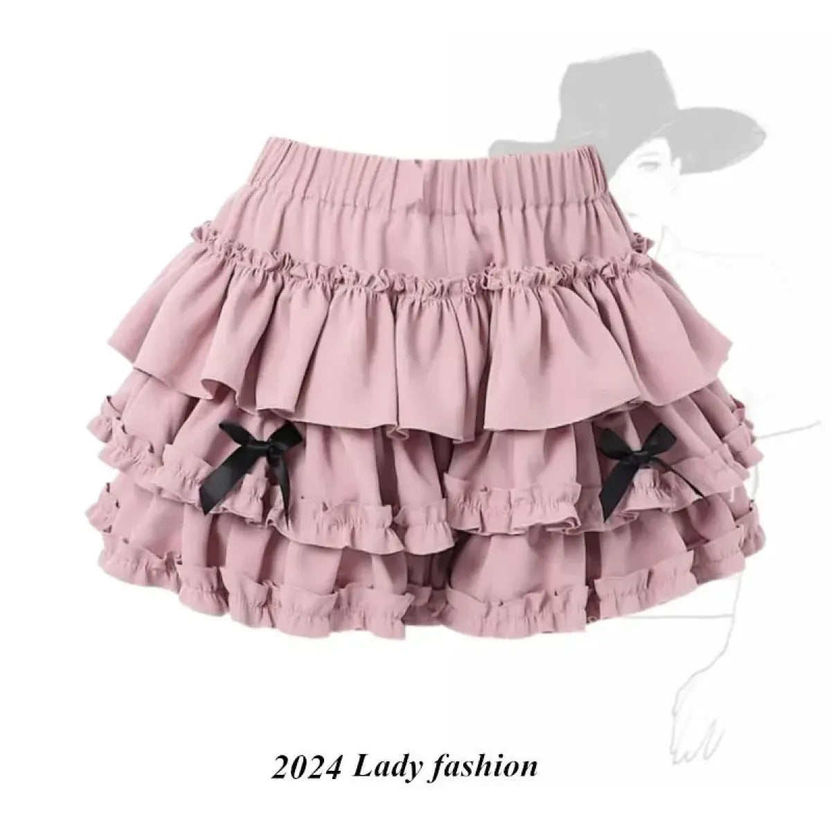 Harajuku Kawaii Lolita Mini Skirt – High Waist Ruffle Cake Layer - Best Sellers - Skirts - 8