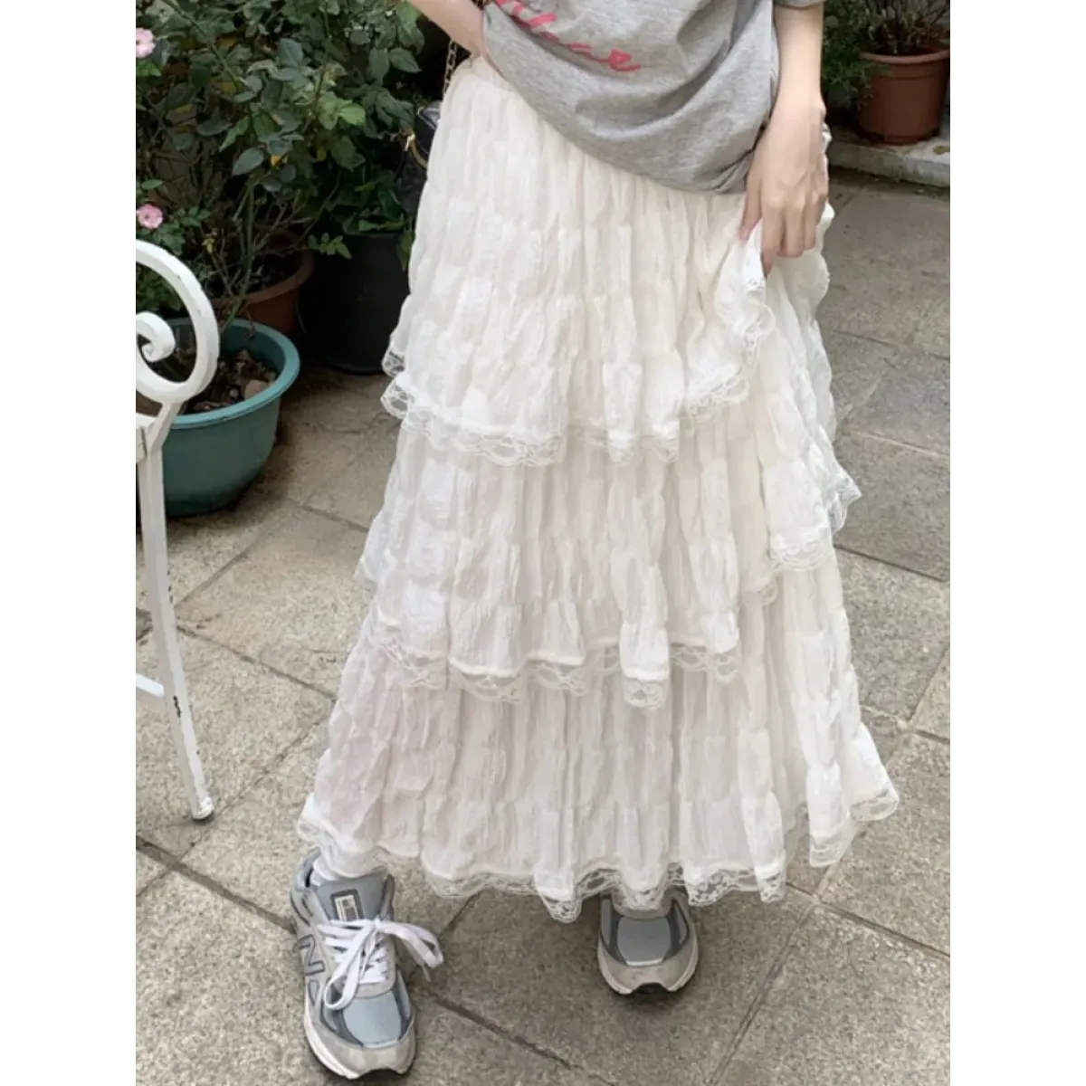 Harajuku Ruffle Lace Skirt - Best Sellers - Skirts - 1