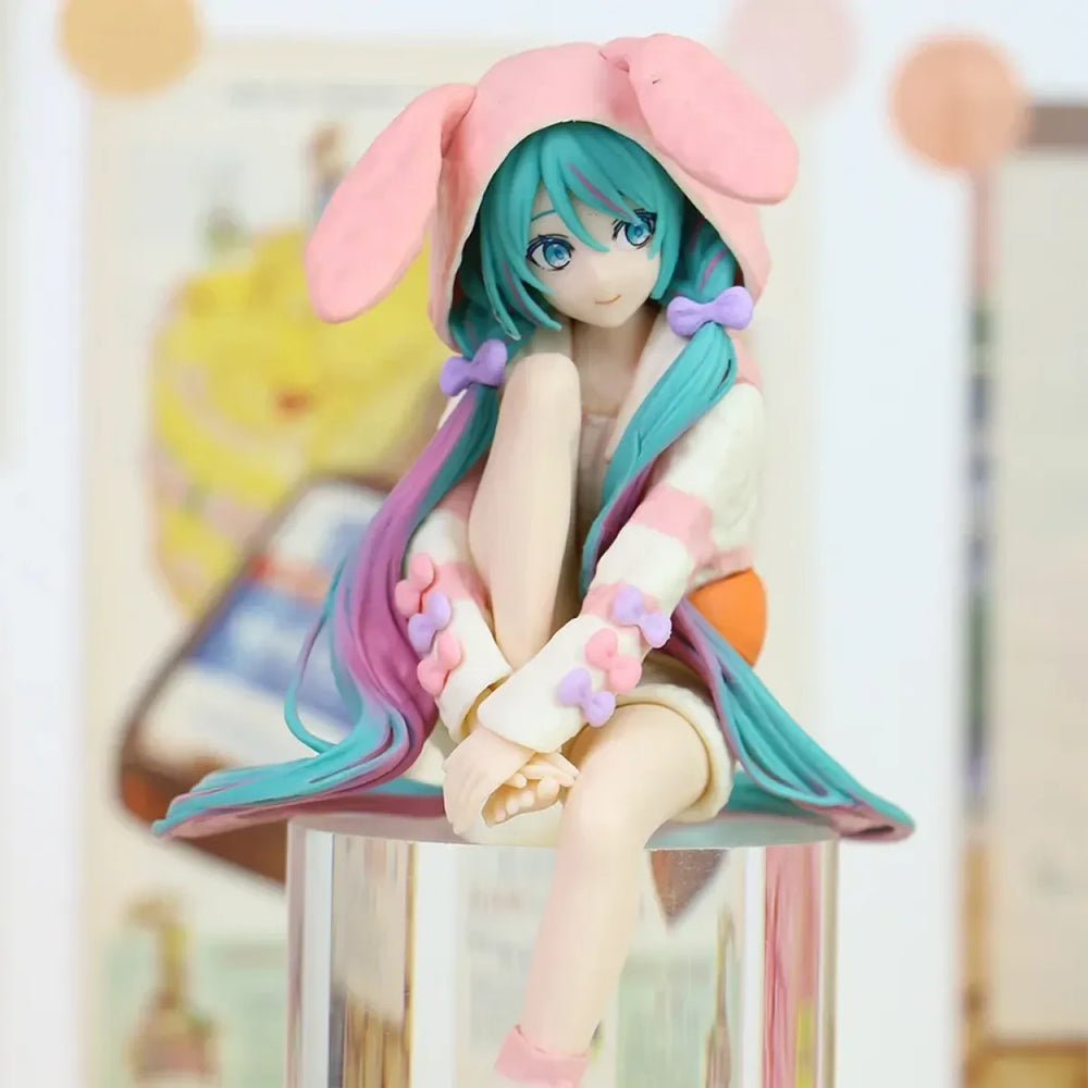 Hatsune Miku Bunny Hoodie Sleepwear PVC Figurine - Accessories - Figurine - 1