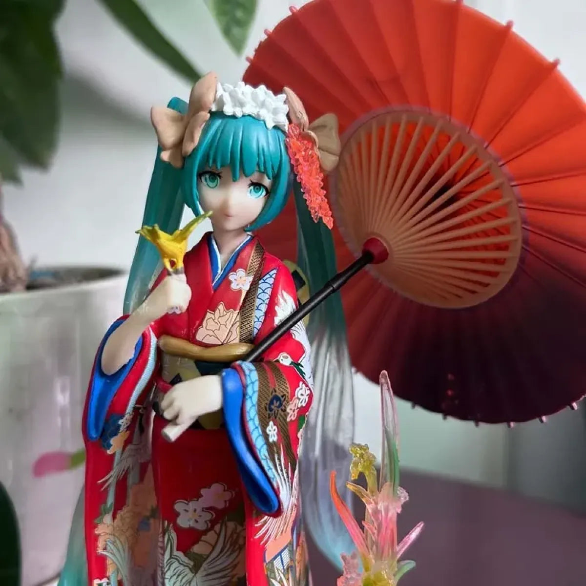Hatsune Miku Kimono Umbrella Figurine 1/6 Scale - Accessories - Figurine - 1