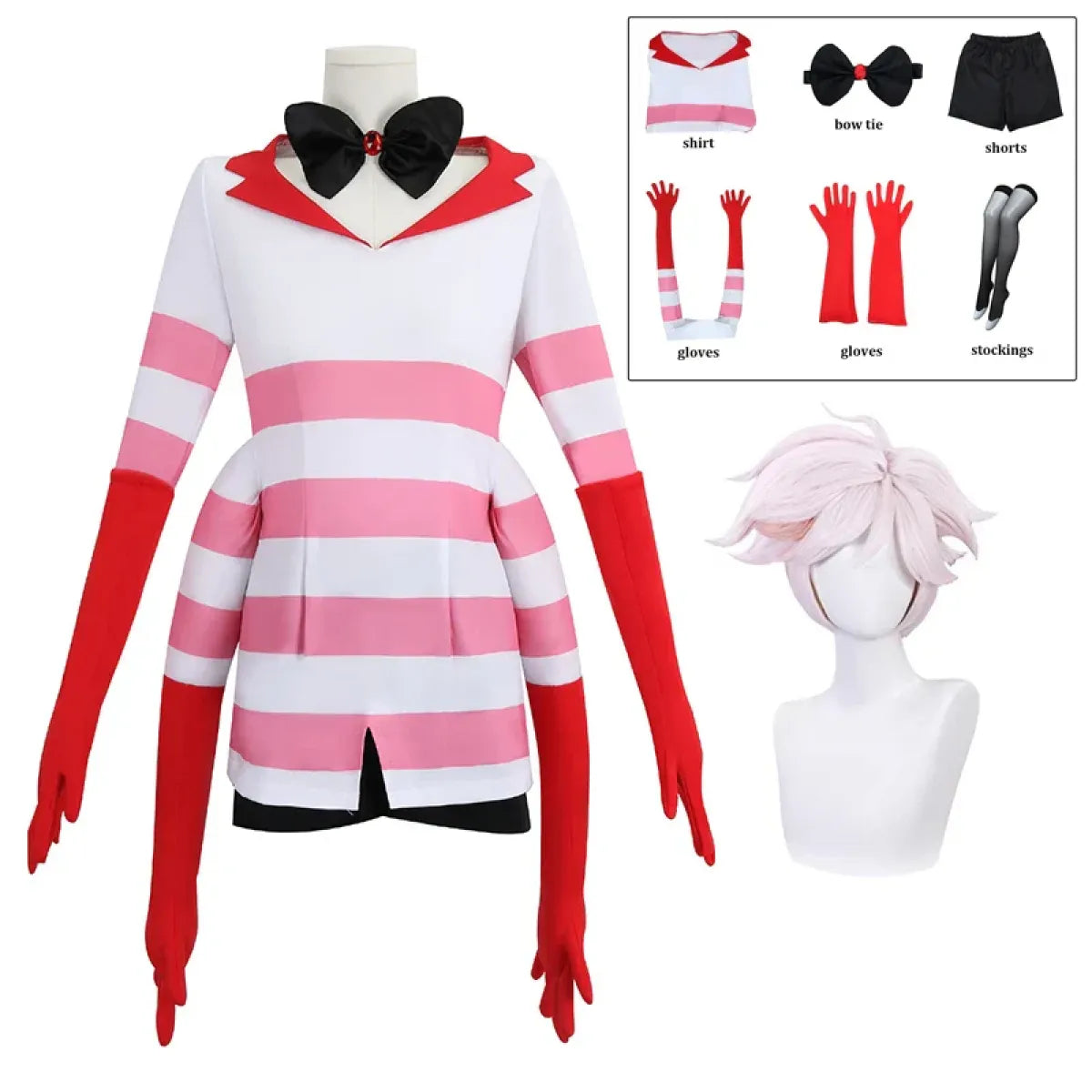 Dust Angel Hazbin Hotel Cosplay Costume Set - Best Sellers - Cosplay - 1