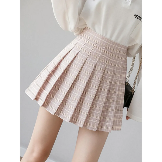 High Waist Pleated A-line Skorts - Best Sellers - 7