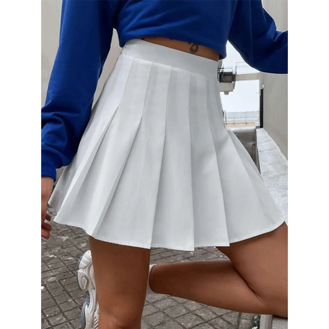 High Waist Pleated A-line Skorts - Best Sellers - 1