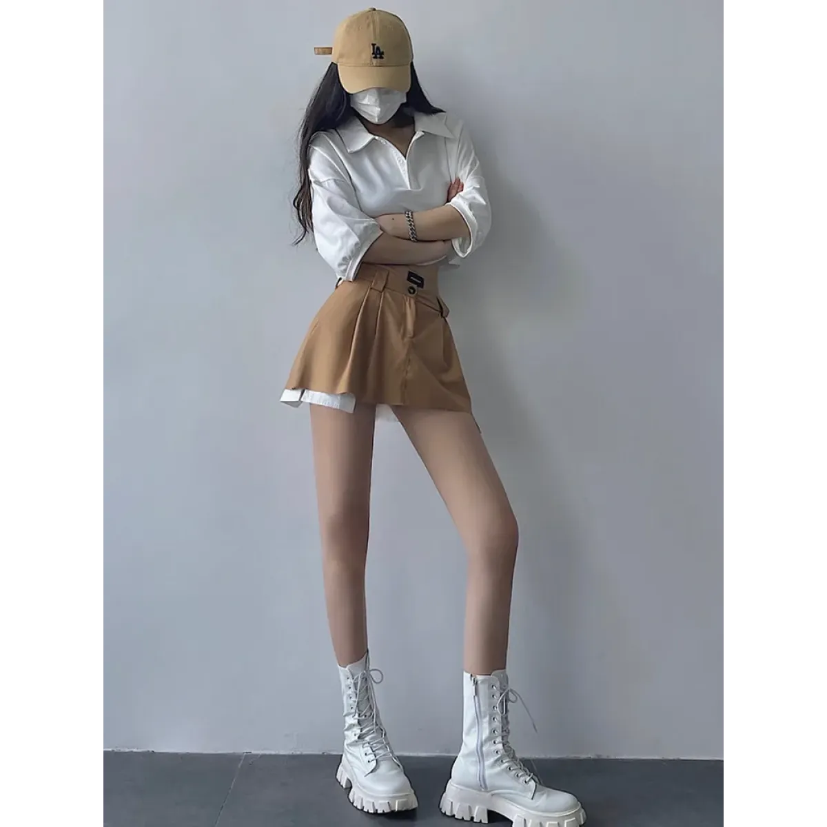 Harajuku High Waist Woolen Skirt - Best Sellers - Skirts - 1