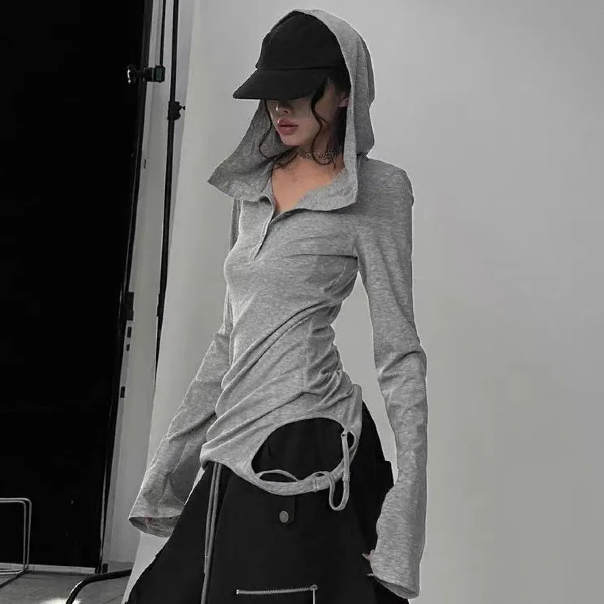 Harajuku Punk Style Hooded Shirt - Best Sellers - Women Hoodies - 7