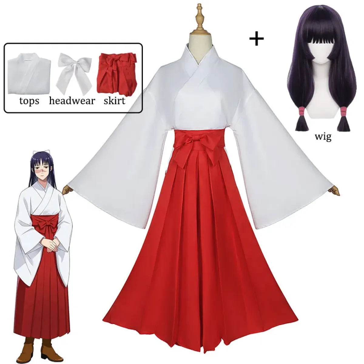 Iroi Utahime Jujutsu Kaisen Cosplay Kimono Set - Best Sellers - 6