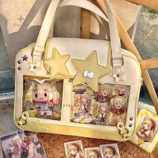 Y2K Star Ita Bag with Transparent Display Window - Accessories - Shoulder Bag - 1