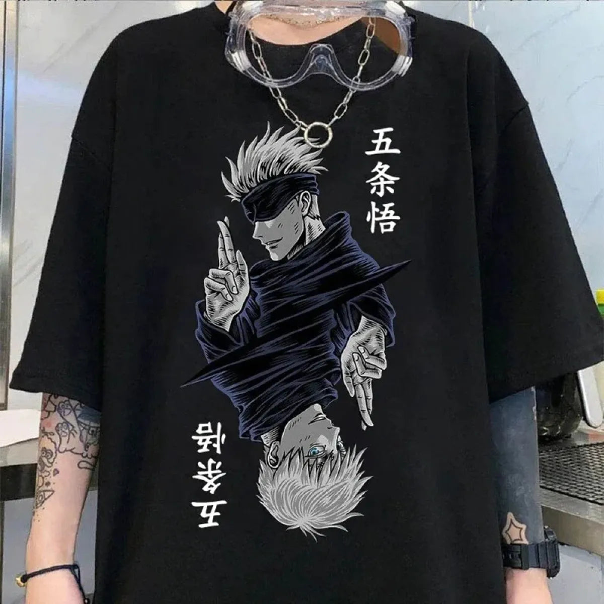Jujutsu Kaisen Satoru Gojo Anime Print T-shirt - Anime - 1
