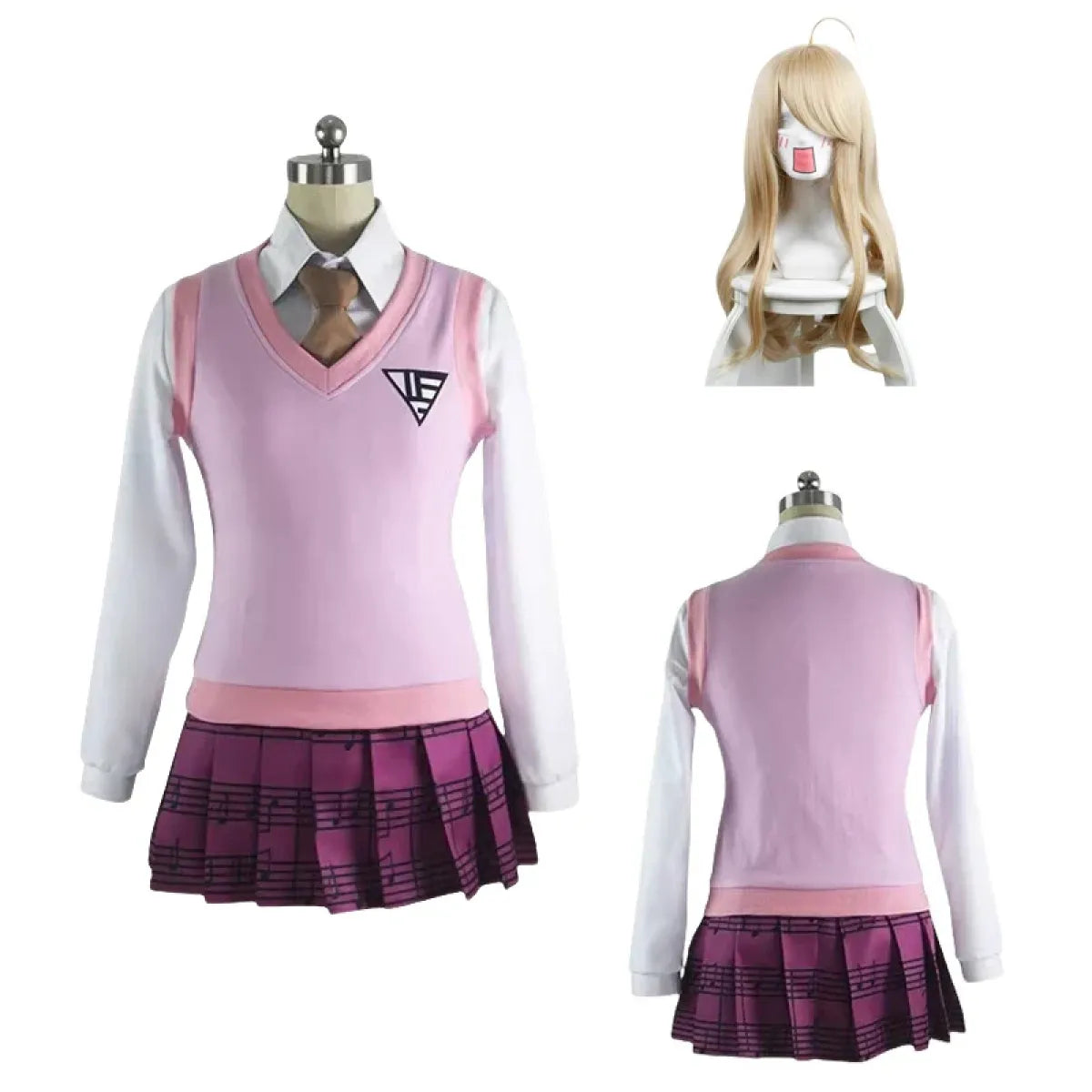 Danganronpa V3 Kaede Akamatsu Cosplay Uniform Set - Best Sellers - Cosplay - 5