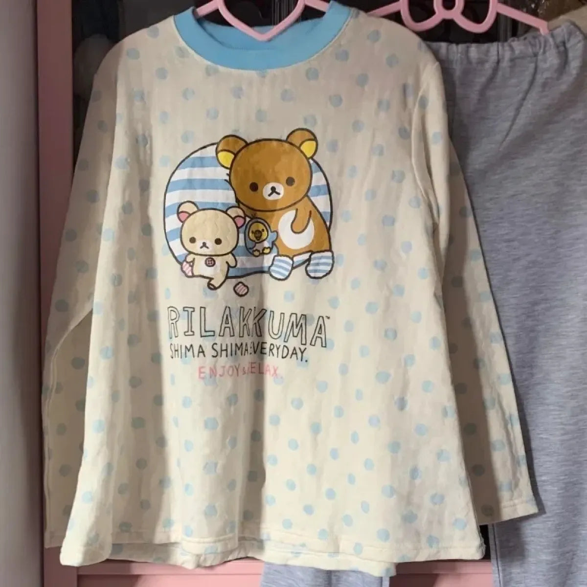 Kawaii Cartoon Print Long Sleeve Tee – Harajuku Loose Casual Top - Best Sellers - Long - Round - T-Shirts - 1