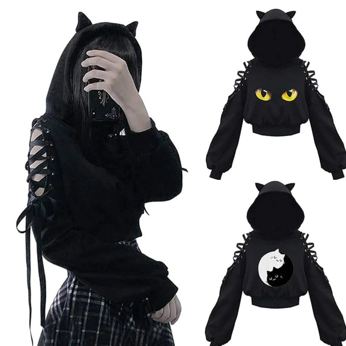 Kawaii Cat Ears Hoodie - Best Sellers - Hooded - 1