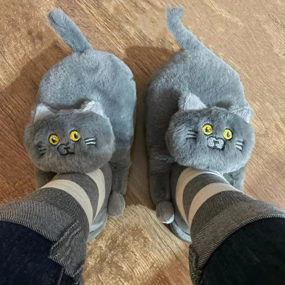 Kawaii Cat Winter Slippers for Women & Men - Best Sellers - 1