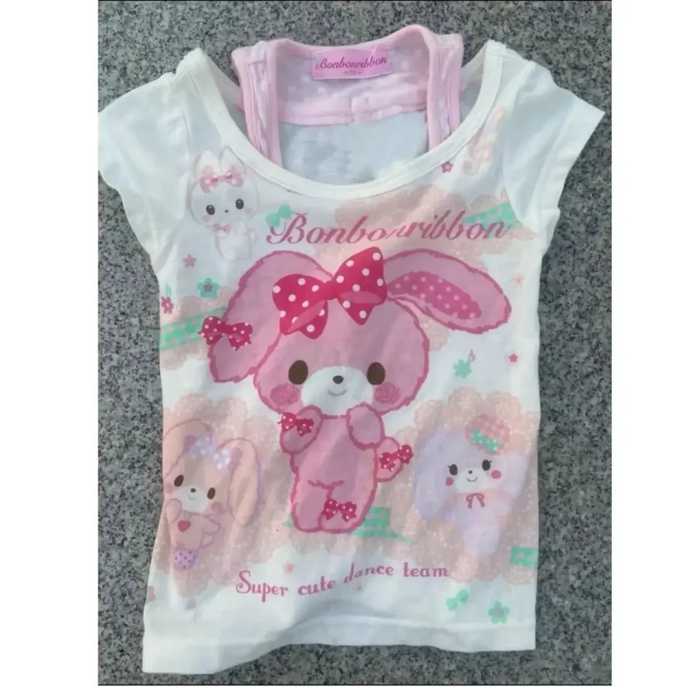 Kawaii Grunge Cartoon T-Shirt - Best Sellers - Women T-shirts - 1