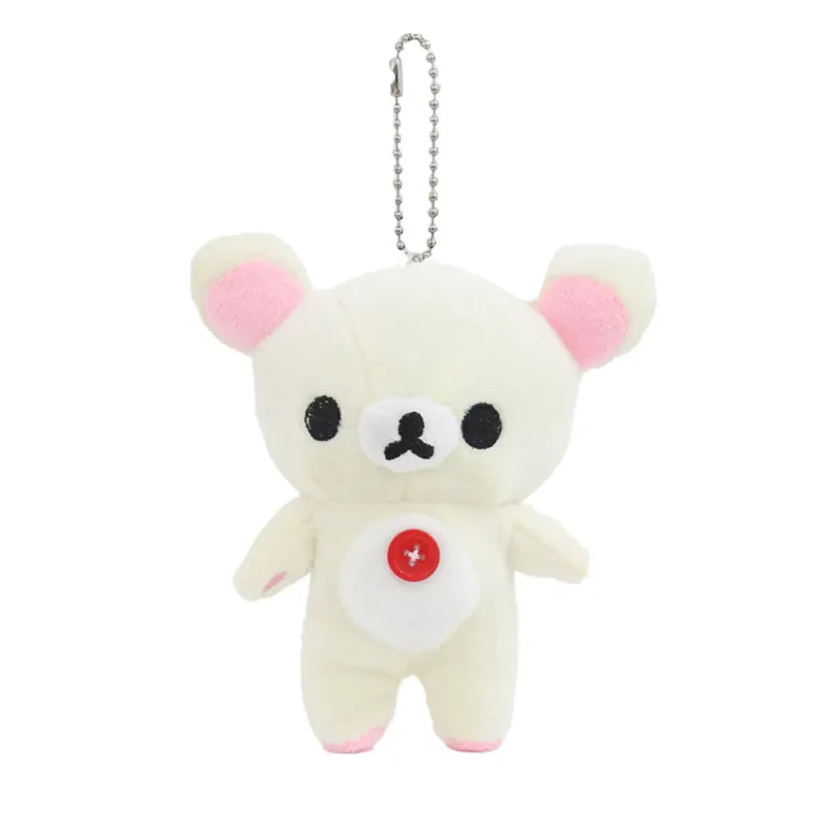 Kawaii Rilakkuma Plush Bear Keychain – Cute Backpack Pendant Toy - Accessories - Plushie - 6