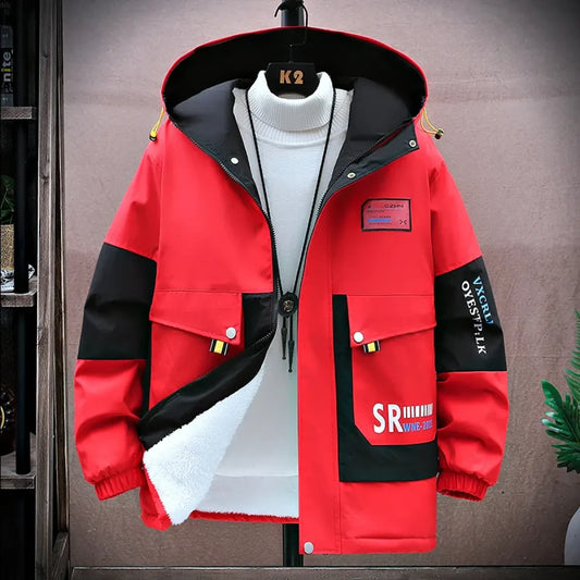 Men’s Color-Block Hooded Jacket - Early Spring Collection - Hooded - Men’s Jacket - 6