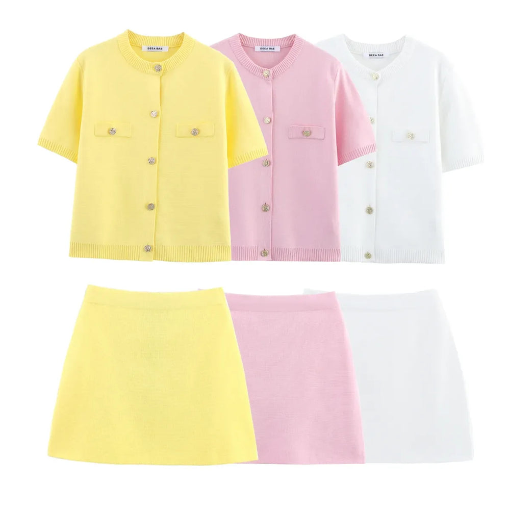 Short Sleeve Knit Cardigan with Pocket Detail - Best Sellers - Cardigan - 1