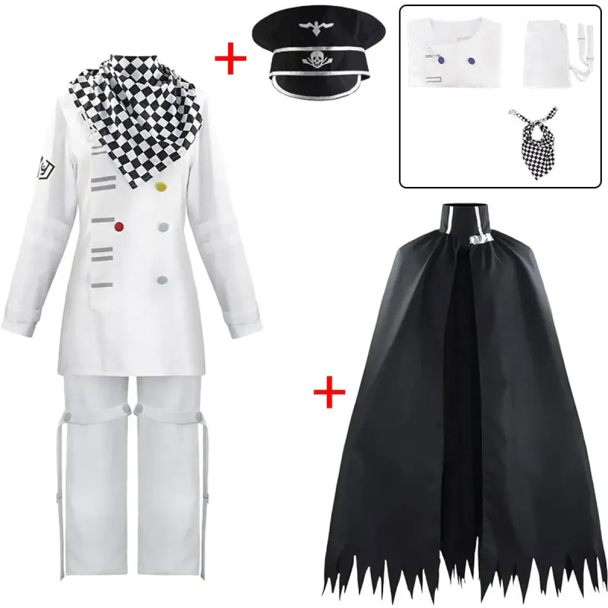 Kokichi Oma Full Cosplay Set with Wig & Cloak - Anime - Cosplay - 7