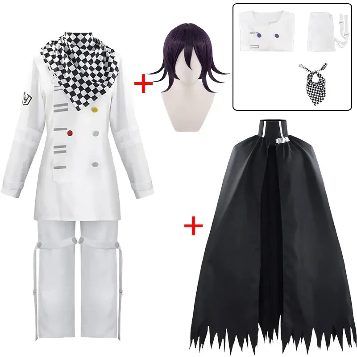 Kokichi Oma Full Cosplay Set with Wig & Cloak - Anime - Cosplay - 8