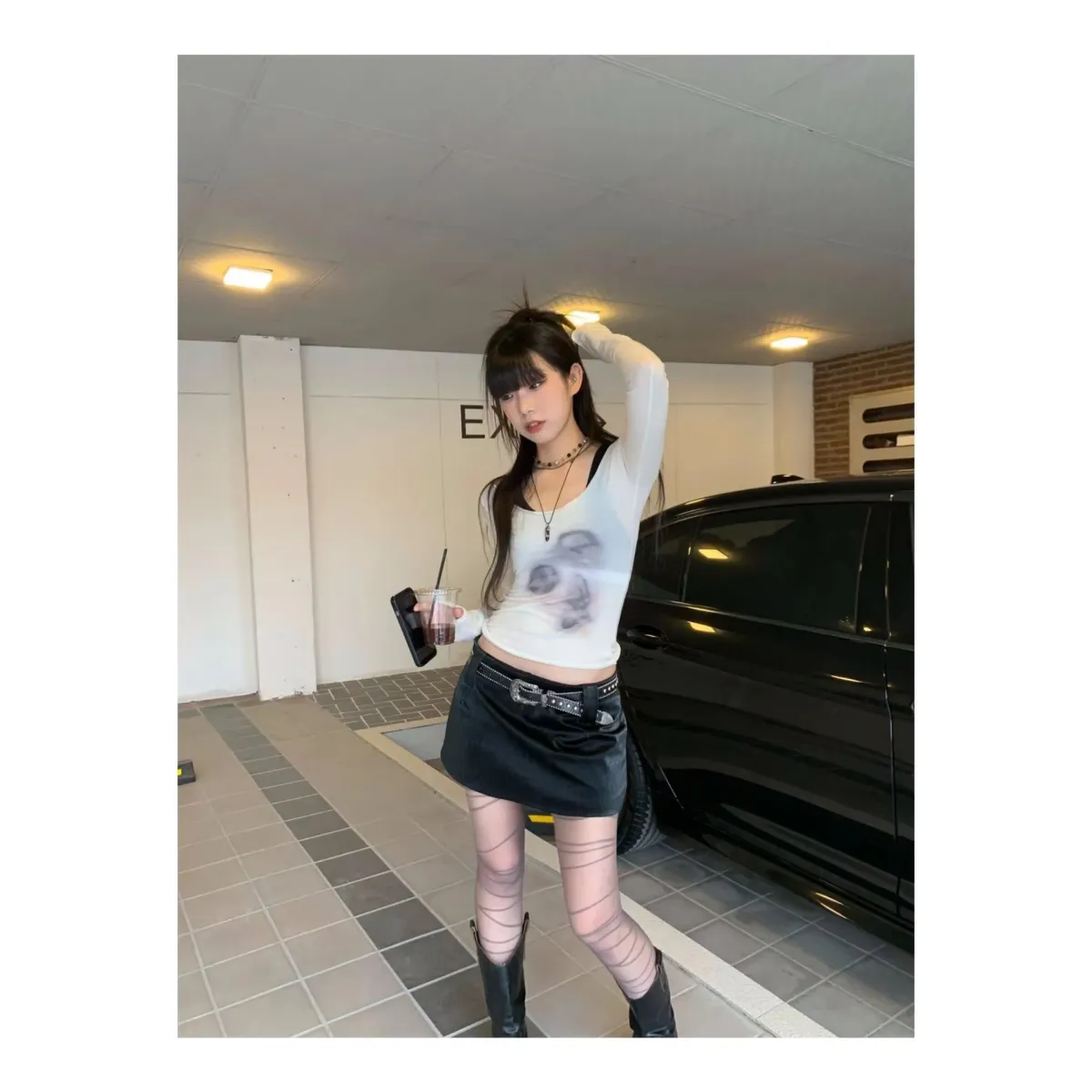 Korean Fairycore See-through Crop Top - Best Sellers - 1