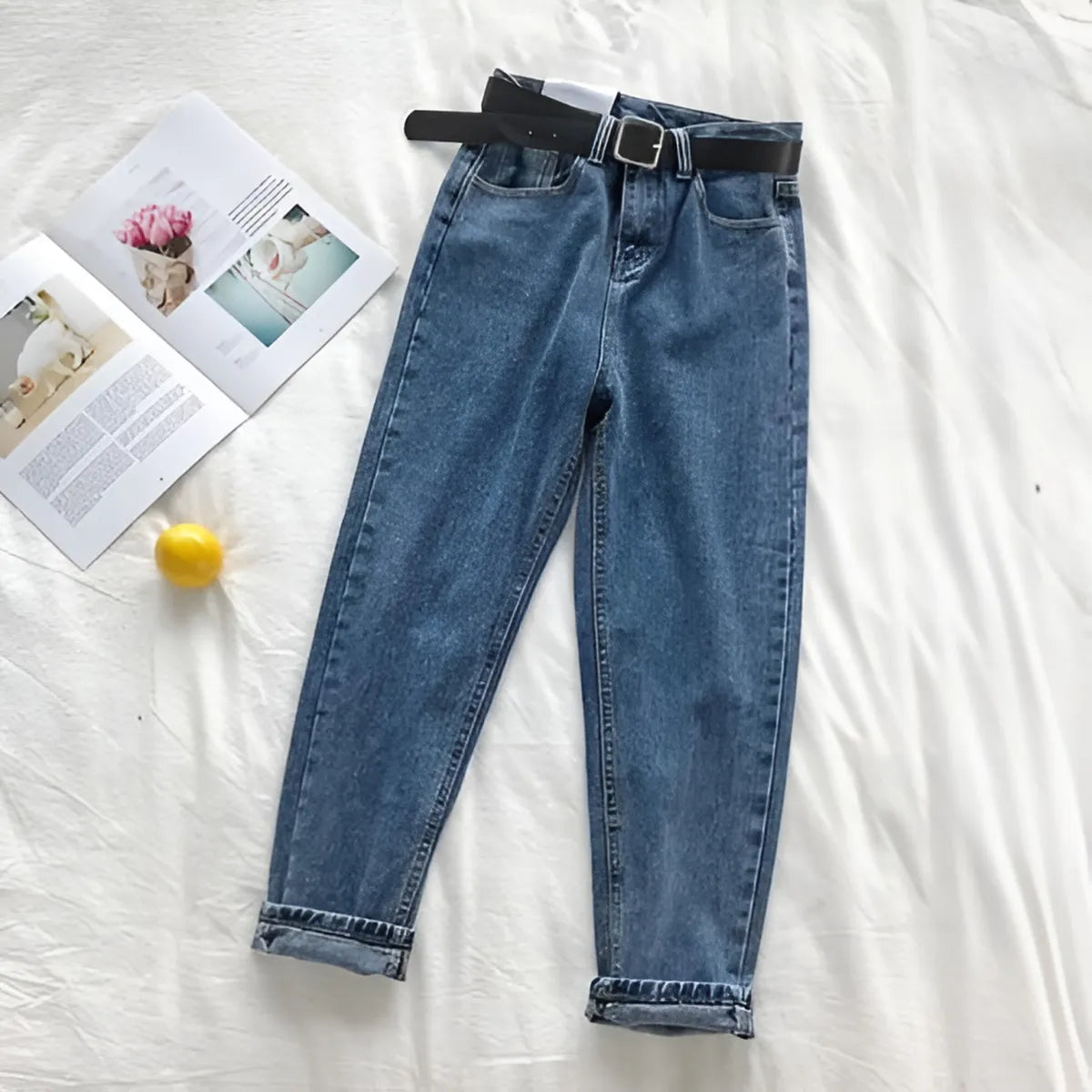 Korean High Waist Jeans - Best Sellers - 16