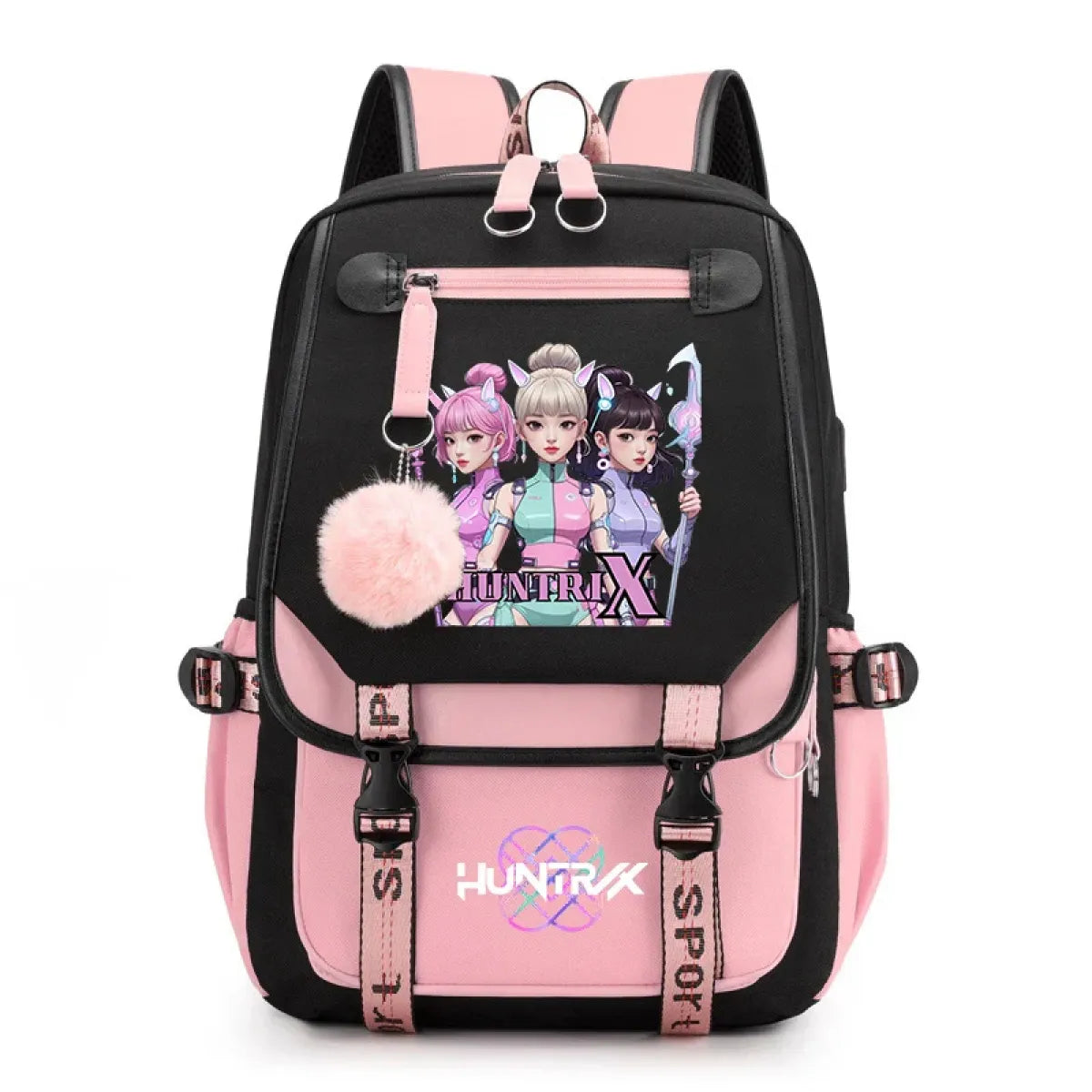 KPop Demon Hunters Anime Canvas Backpack - Accessories - Backpack - 1