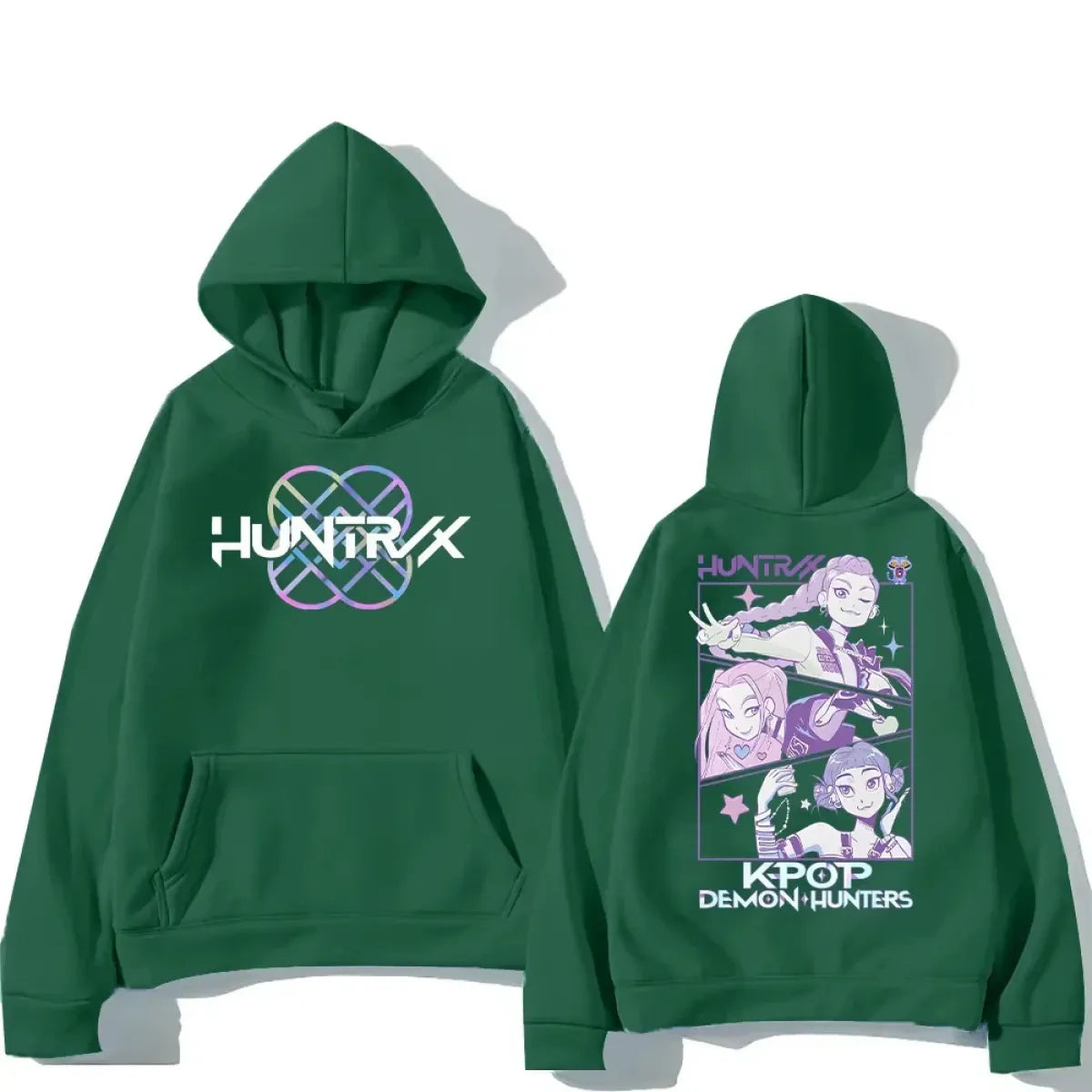 Kpop Demon Hunters Anime Graphic Hoodie - Anime - Hoodies - 2