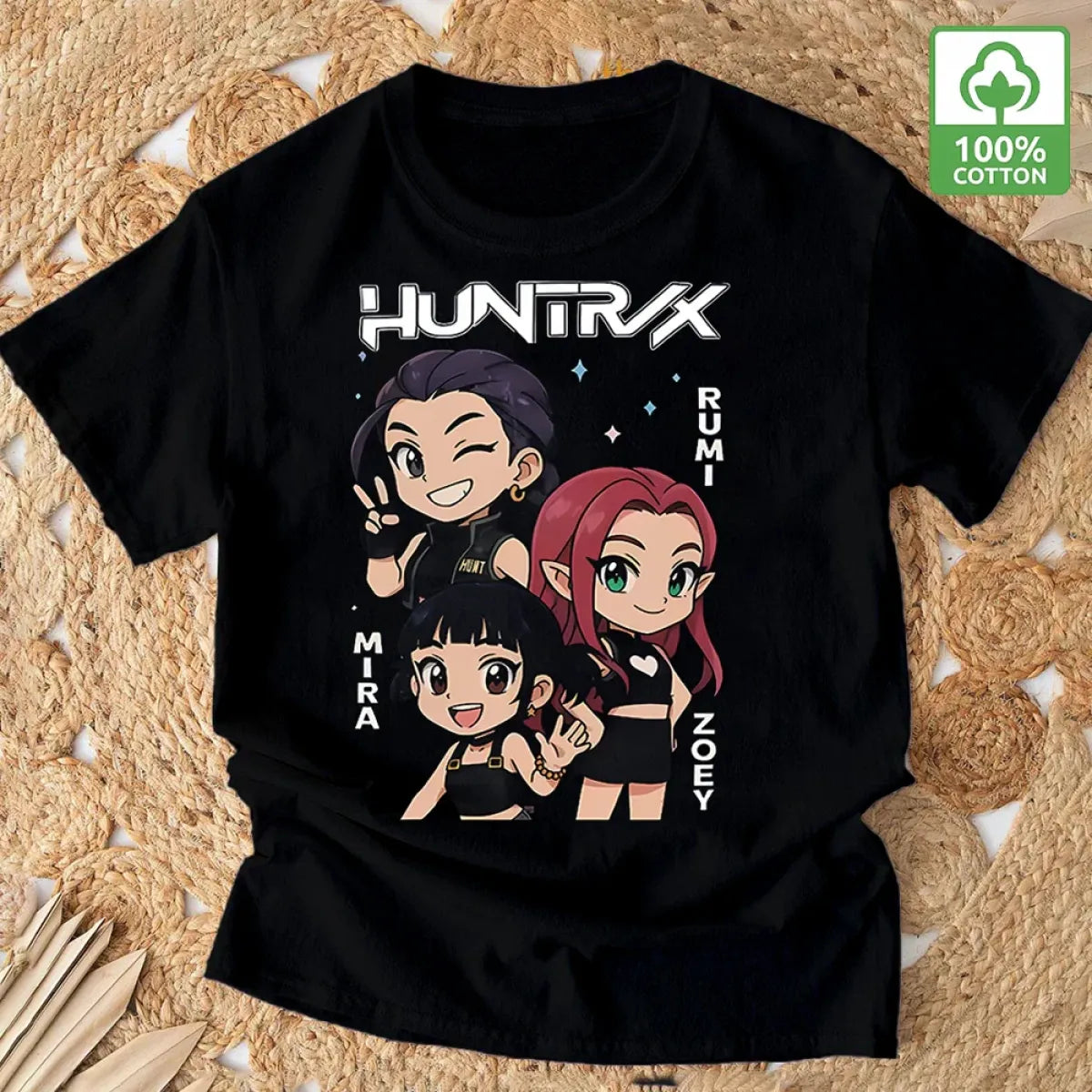 Kpop Demon Hunters Cartoon Tiger Graphic Tee - Best Sellers - T-Shirt - 1