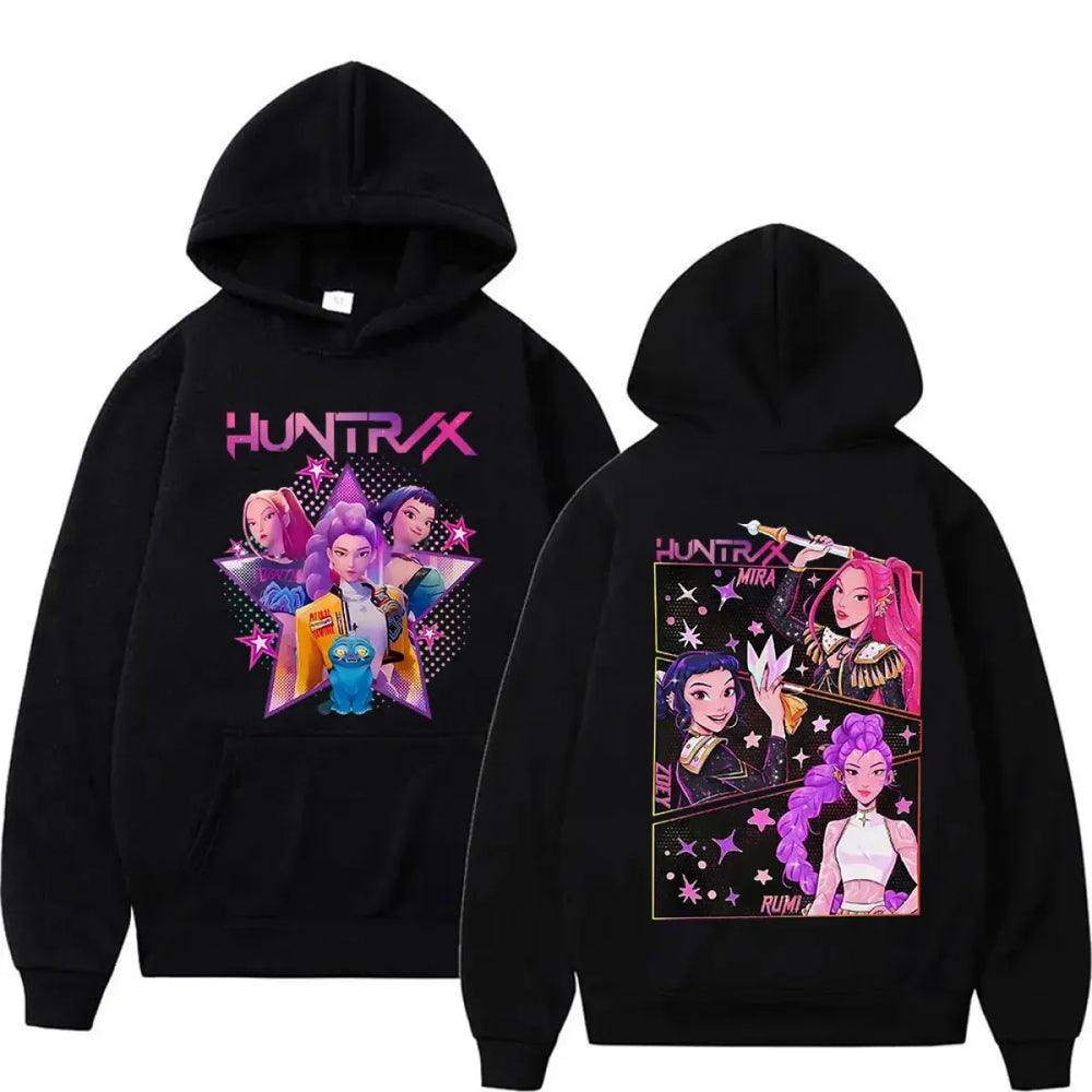 KPop Demon Hunters Huntrax Oversized Hoodie - Best Sellers - Hoodie - 1
