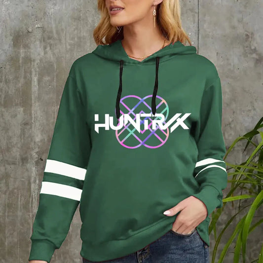 KPop Demon Hunters Striped Sleeve Hoodie - Best Sellers - Hoodie - 3
