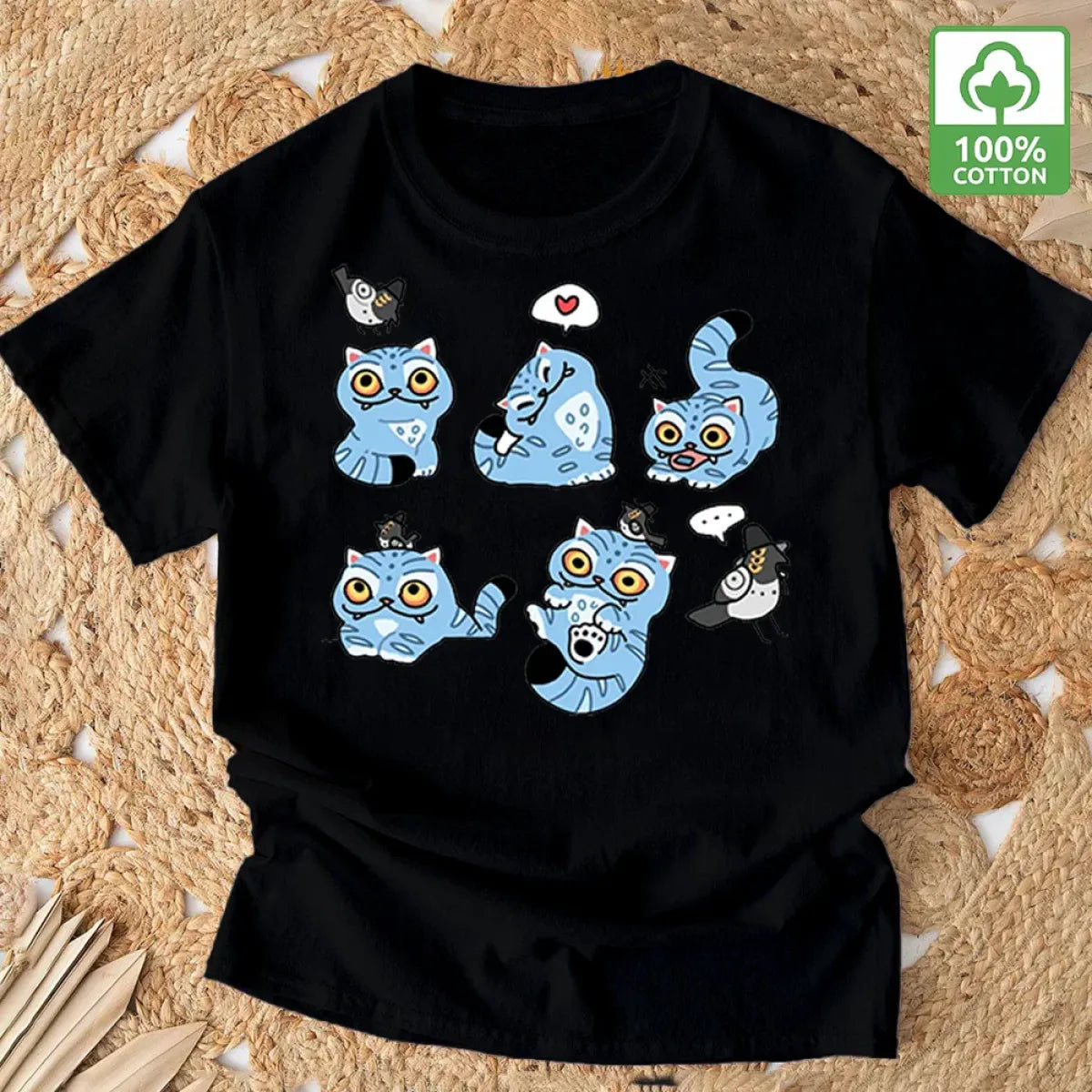 Kpop Demon Hunters Tiger Graphic Cotton Tee - Best Sellers - T-Shirt - 1