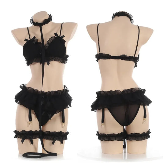 Lace Ruffle Maid Lingerie - Valentines Day Collection - Lingerie - 6